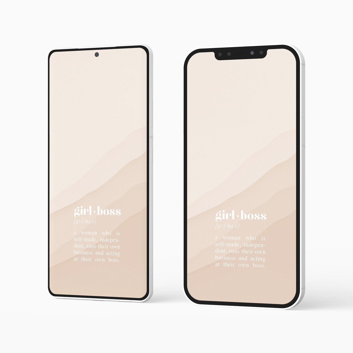 Wallpaper "Girlboss" für Handy & Tablet Packsome