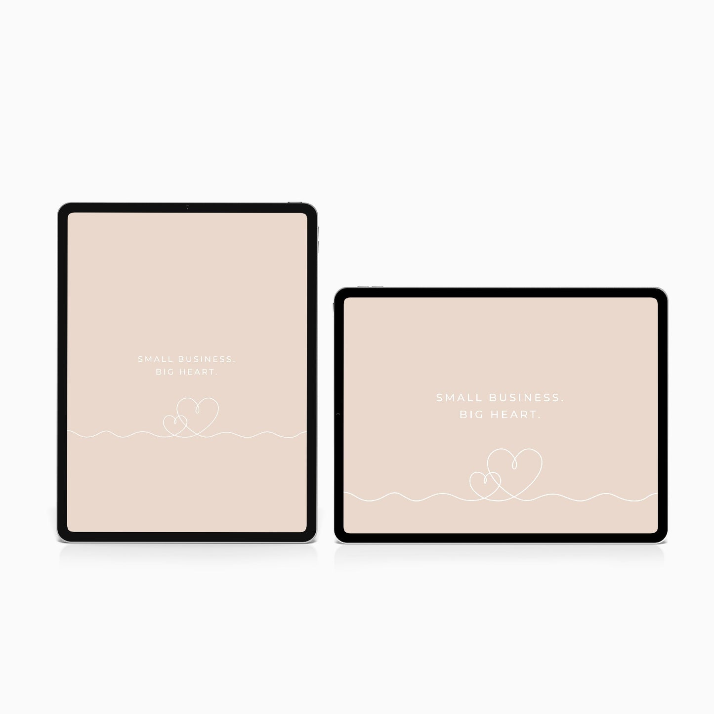 Wallpaper "Small Business - Big Heart" für Handy & Tablet Packsome