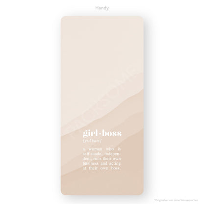 Wallpaper "Girlboss" für Handy & Tablet Packsome 